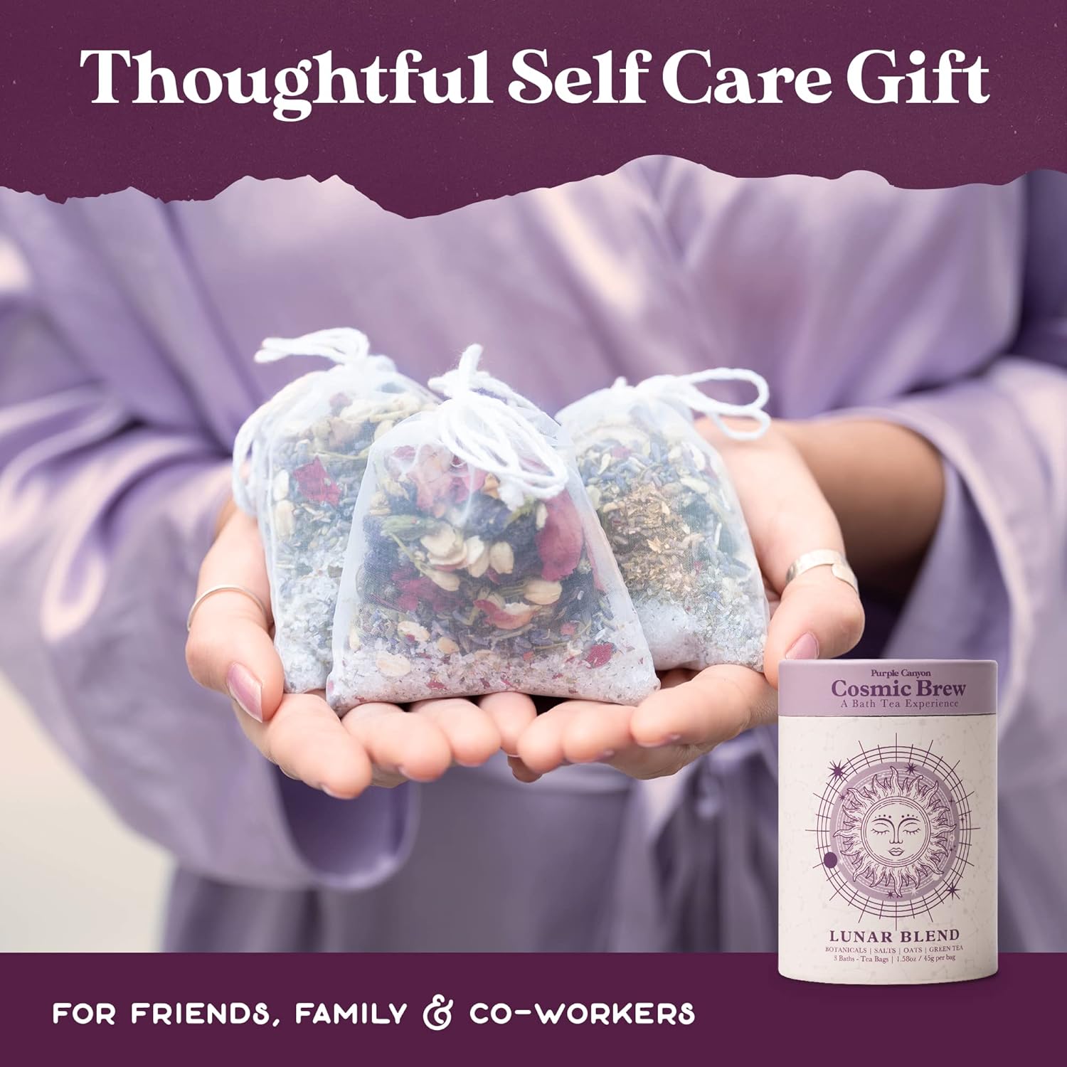 🛁 Lunar Blend Bath Tea by Purple Canyon – 3-Pack - Image 5