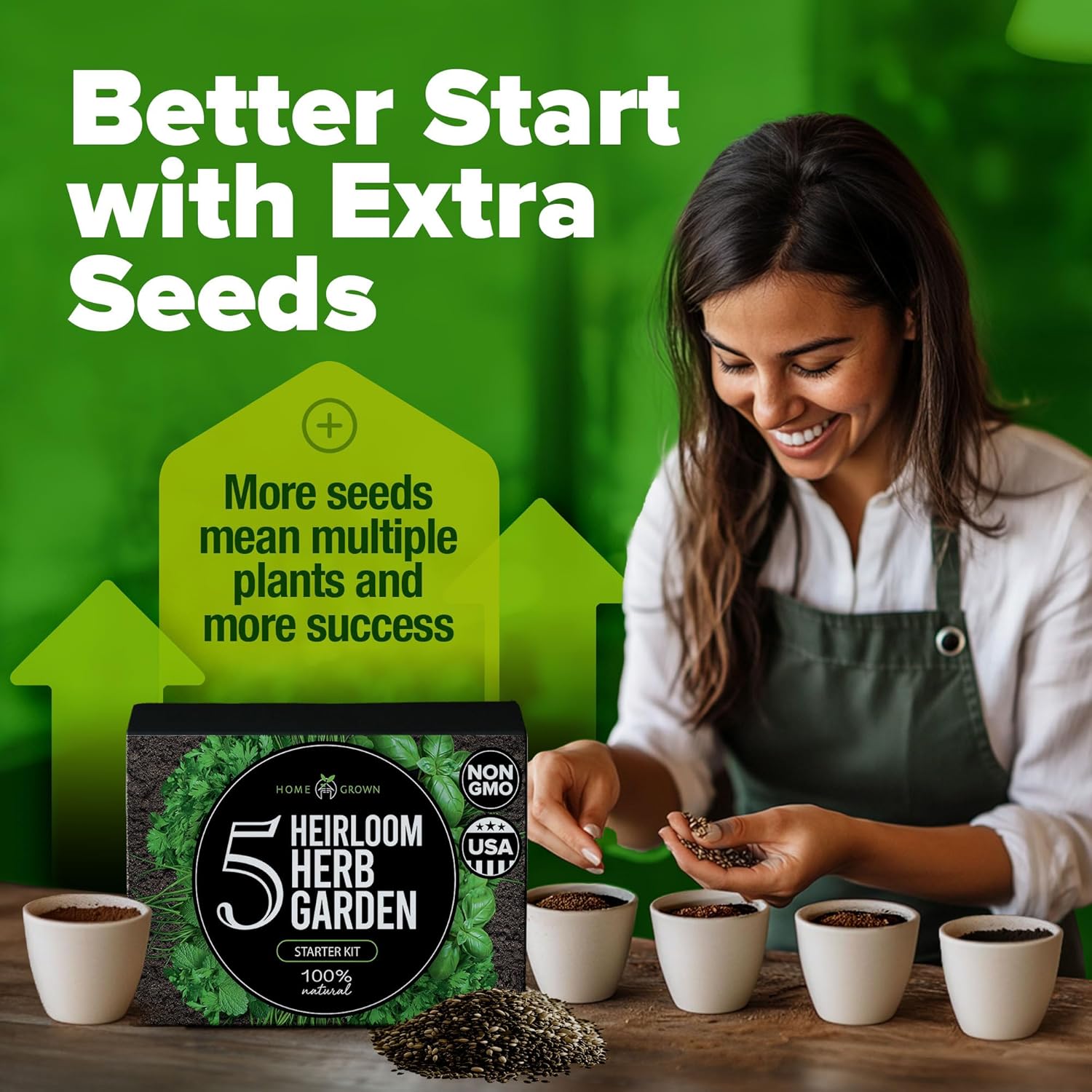 π± HOME GROWN Indoor Herb Garden Starter Kit - Image 6